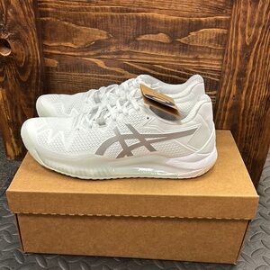 ASICS White and Gray Sneakers